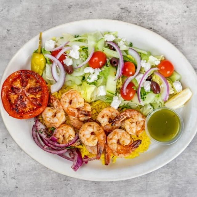 Shrimp Plate.