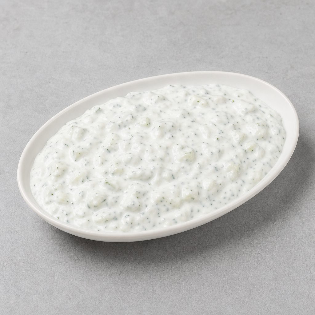 Yogurt with Cucumber Salad.