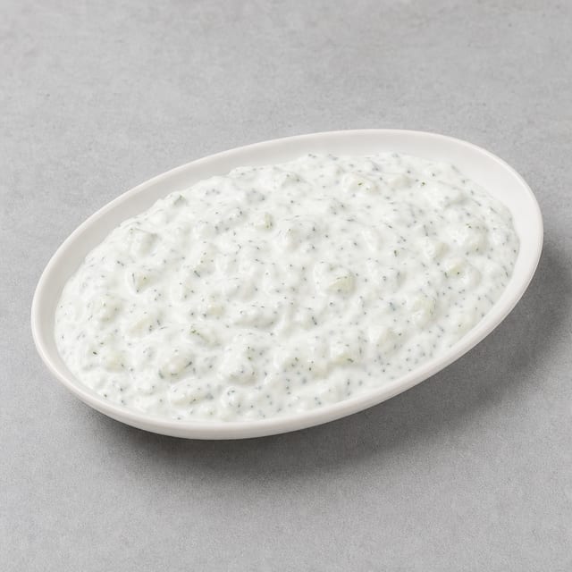 Yogurt with Cucumber Salad.
