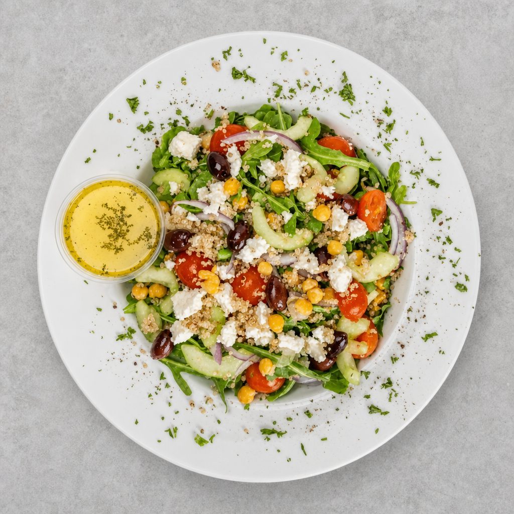 Arugula Quinoa Salad.