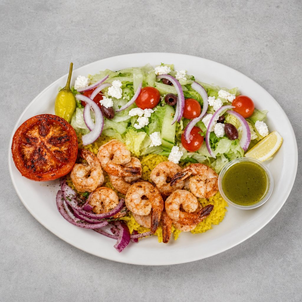 Shrimp Plate.