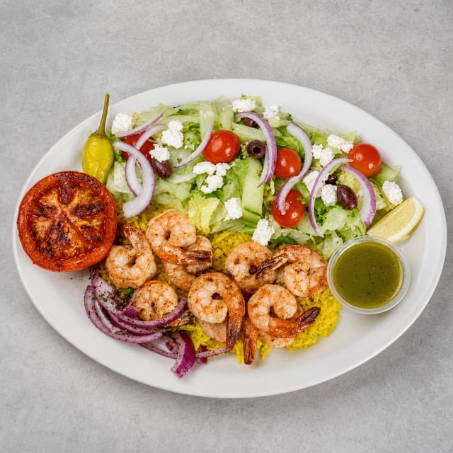 Shrimp Plate.
