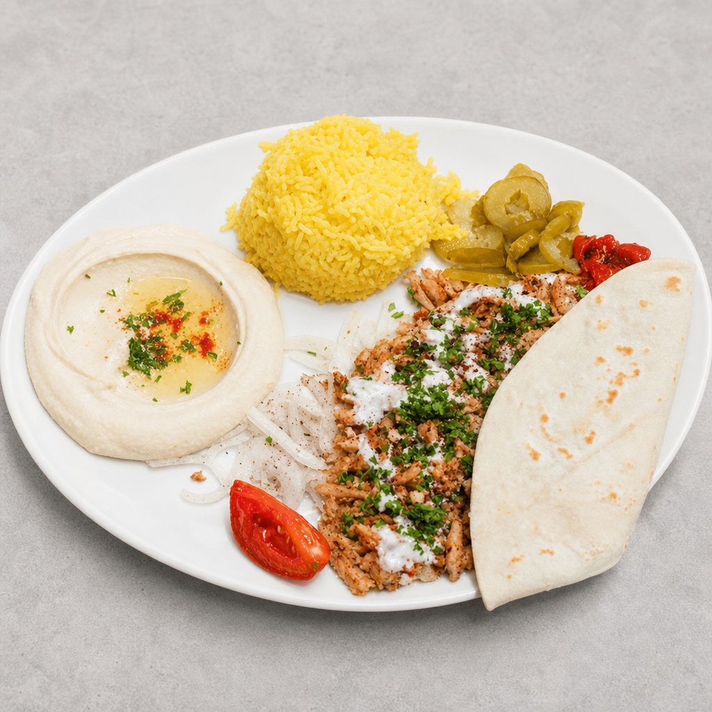 Chicken Shawerma Plate.