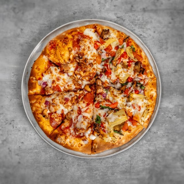 33. Gourmet Veggie Pizza (10" Small).