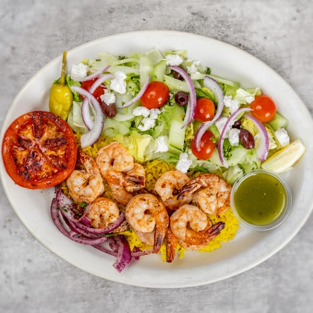 Shrimp Plate.