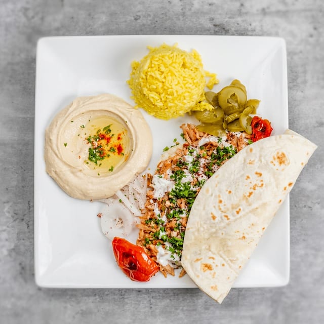 Chicken Shawerma Plate.