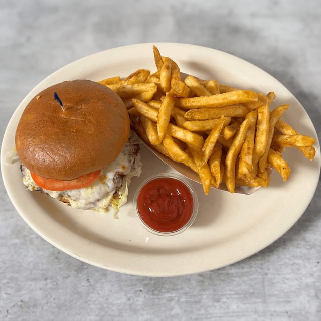Waterfront Burger.